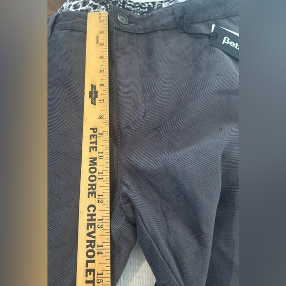 Betabrand Cordaround Corduroy Pants Dark Grey Dress Pants Comfortable NWT 36x34 - Picture 6 of 11